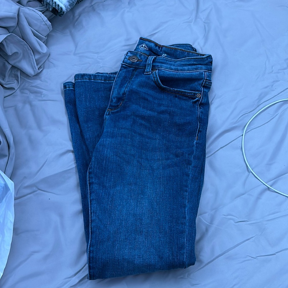 blue size 2 bootcut jeans